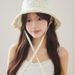 Sommer-Bucket-Hut für Damen, große Krempe, schnelltrocknend, Sonnenschutz, Visierhut, UV-Schutz_voghion.com