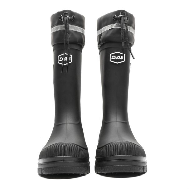2024 Autumn And Winter Fleece-Lined Drawstring Rain Boots_voghion.com