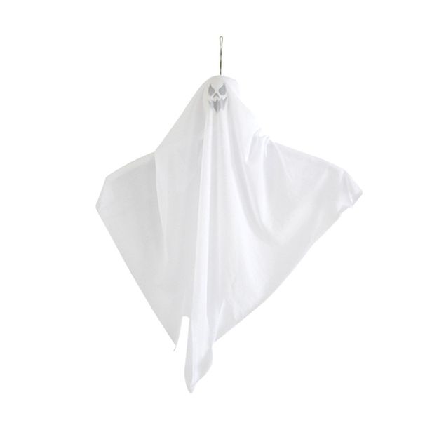 Halloween izzó fehér szellem lógó szellem horror dekoráció ajtó lógó kísértetház titkos szoba menekülési jelenet elrendezés kellékek_voghion.com