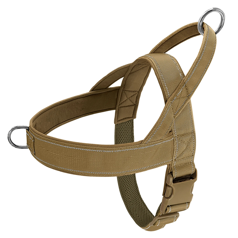 Nylon Durable No Pull Pet With Handle Reflective Training Harness For Small Medium Large Dog German Shepherd_voghion.com