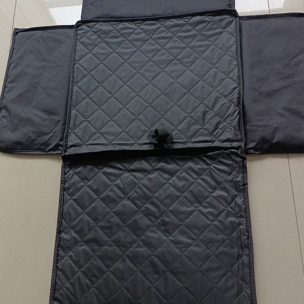 Alfombrilla de aislamiento para coche para perros pequeños, antisuciedad, para asiento trasero y copiloto delantero_voghion.com