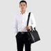 Genuine Leather Simple Casual Briefcase Top Layer Cowhide Laptop Bag Large Capacity Crossbody Men's Handbag_voghion.com