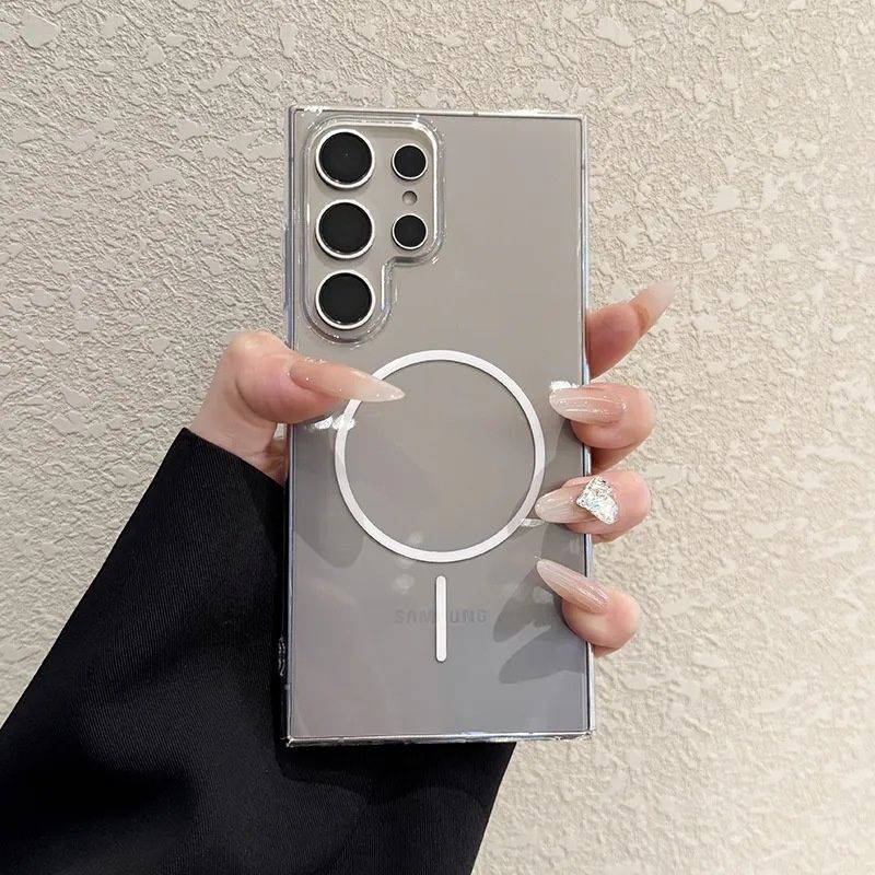 50704555550<=3 Cienkie kółko Przezroczyste Kompatybilne z etui na telefon Samsung S25 Ultra Wstrząsoodporne etui ochronne S24 Premium Magnetyczne_voghion.com