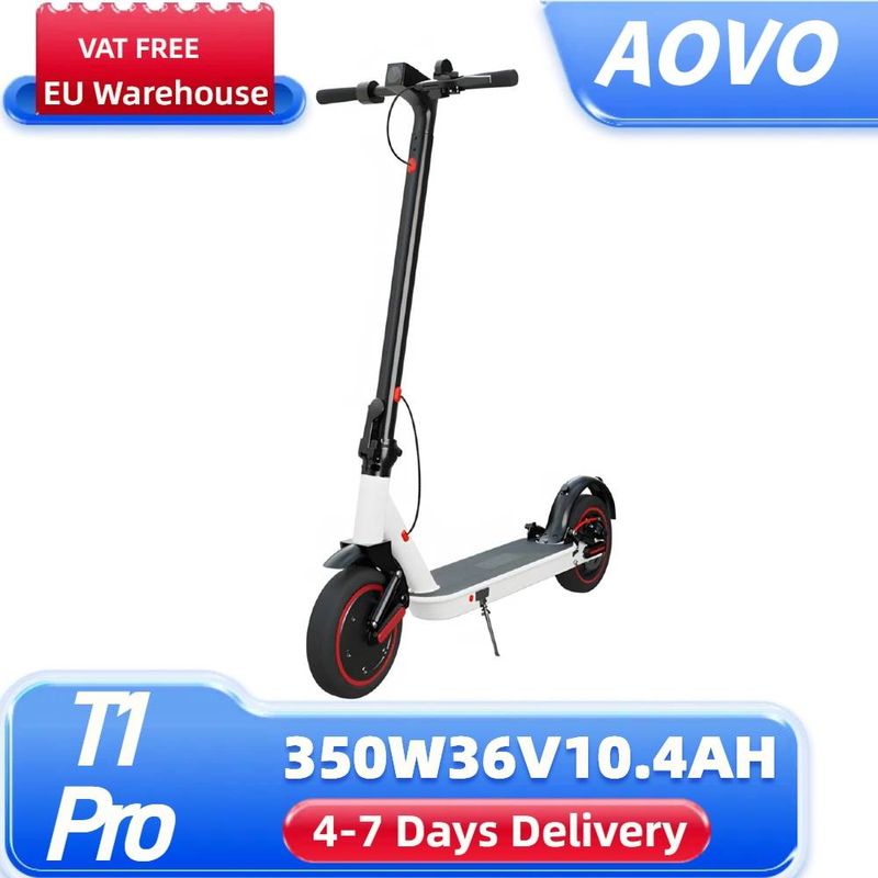AOVO T1 Pro elektriline tõukeratas 36 V 10,4 Ah aku 350 W mootor 10 tolli kokkupandav E-roller_voghion.com