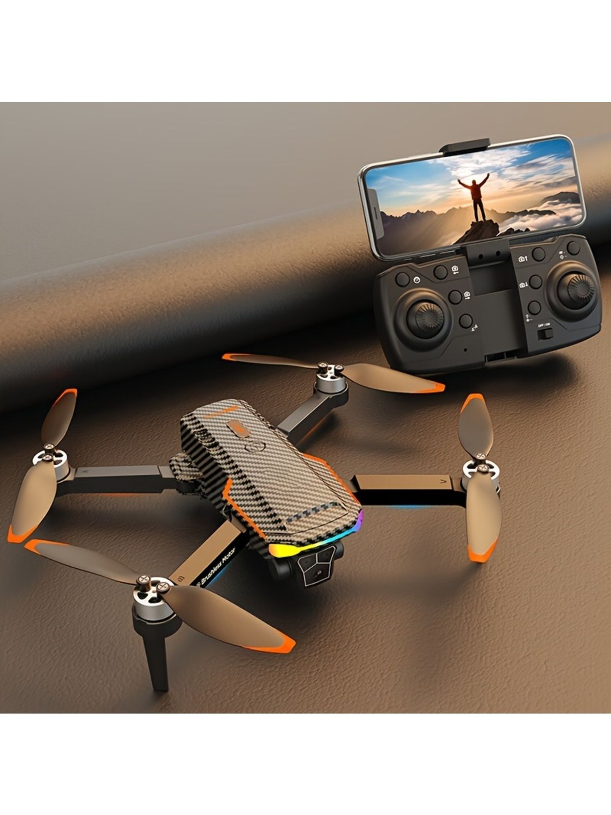 HD Dual Camera Powerful Brushless Motor, Obstacle Avoidance, Intelligent Tracking, Foldable Remote Control Drone,_voghion.com