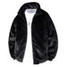 Winter New Cotton Jacket With Stand Up Collar And Fleece Casual Jacket, Solid Color And Fleece Hooded Cardigan, Fashionable And Windproof_voghion.com