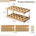 2 Tiers Wooden Egg Holder Countertop Stackable Wooden Egg Storage Holder Egg Collecting Wood Rack Farm Fresh Egg Organizer Stand_voghion.com