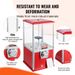 Distributore di gomme da masticare PS Vintage Gumball Red Coin Vending Bank 21H Machine_voghion.com