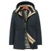 Giacca invernale imbottita con cappuccio da uomo - Cappotto lungo foderato in caldo pile con chiusura a zip, taglie comode per il freddo_voghion.com