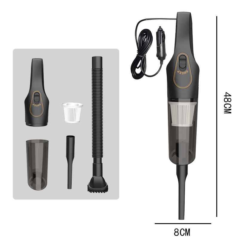 Car vacuum cleaner handheld intelligent wireless vacuuming small mini high power household dual-use_voghion.com