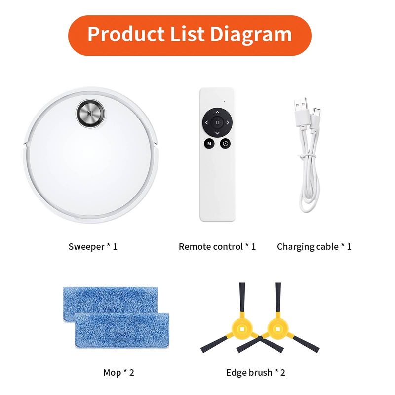 Convenient Remote Control Sweeping Robot, Supports Remote Control, Automatically Recognizes Obstacles, Suitable For Home And Office Use._voghion.com