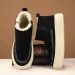Men Boots Winter New Fashion Simple Style Designer Versatile Thick Sole Plush Cotton Shoes Warm Triple Black Khaki Free_voghion.com