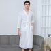 Waffle Bathrobe Kimono Yukata Men's Foreign Trade Thin Yukata With Loungewear_voghion.com