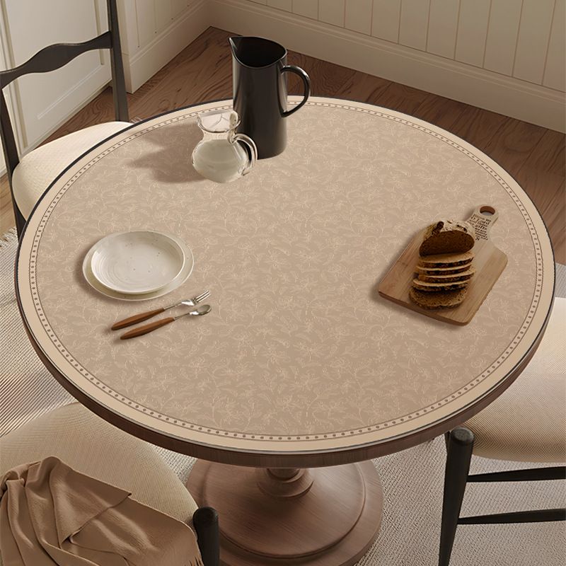 French Style High Grade Table Mat Waterproof Leather Table Table Cloth Oil Proof And Washable Coffee Table Tabletop Protective Mat Can Be Cut_voghion.com
