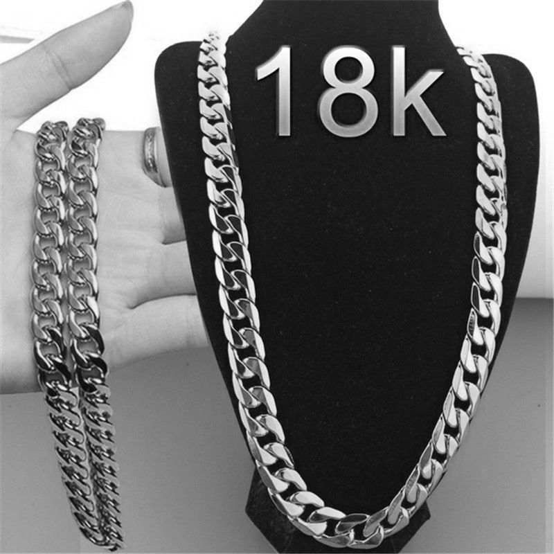 NK 6mm Necklace Fashion New Side Chain Gold Plated_voghion.com