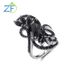 Ready Stock GZ ZONGFA Echter Sterling Silber Ring Damen 6 Karat Natürlicher Schwarzer Spinell Individuell Rhodiniert Modeschmuck Geschenk_voghion.com