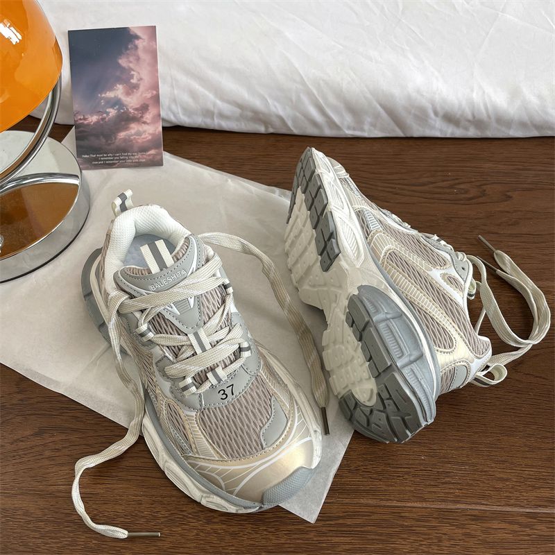 popular Retro Couple Dad Inside High Shoes 2025 Spring And Autumn New Sports Students Running Shoes Fashionable Versatile Wear Comfortable_voghion.com