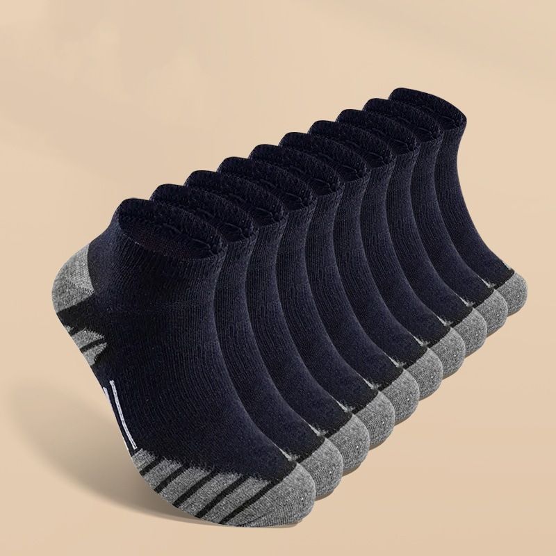 Women's Socks For Students Trendy All Match Sports Boat Socks Sweat Absorbent And Comfortable Shallow Mouth Short Socks Can Be Worn In All Seasons_voghion.com