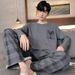 Men' Spring Pajama, Pure Cotton Long Sleeve, 2025 New Style, Caual Plu Size, Autumn And Winter, Outable Home_voghion.com