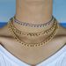 Hip Hop Nuovo Colore Zircone Intarsiato Donne Cuban Chain Choker Collana Gioielli Elettroplaccato Oro E Argento_voghion.com