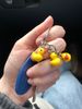 Education & Office Supplies Cute Cartoon Little Yellow Duck Resin Couple Bag Keychain Mobile Phone Small Pendant Keychain_voghion.com