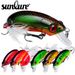 New 10G 9 Colors Mini Fat Bait 6.2cm Rock Fishing Lure DW1109_voghion.com