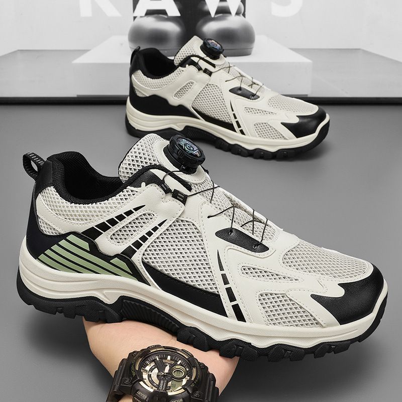 Wanderschuhe Hohl Mesh Schuhe Herren rutschfeste verschleißfeste Sportschuhe Casual Dad Schuhe Herren_voghion.com