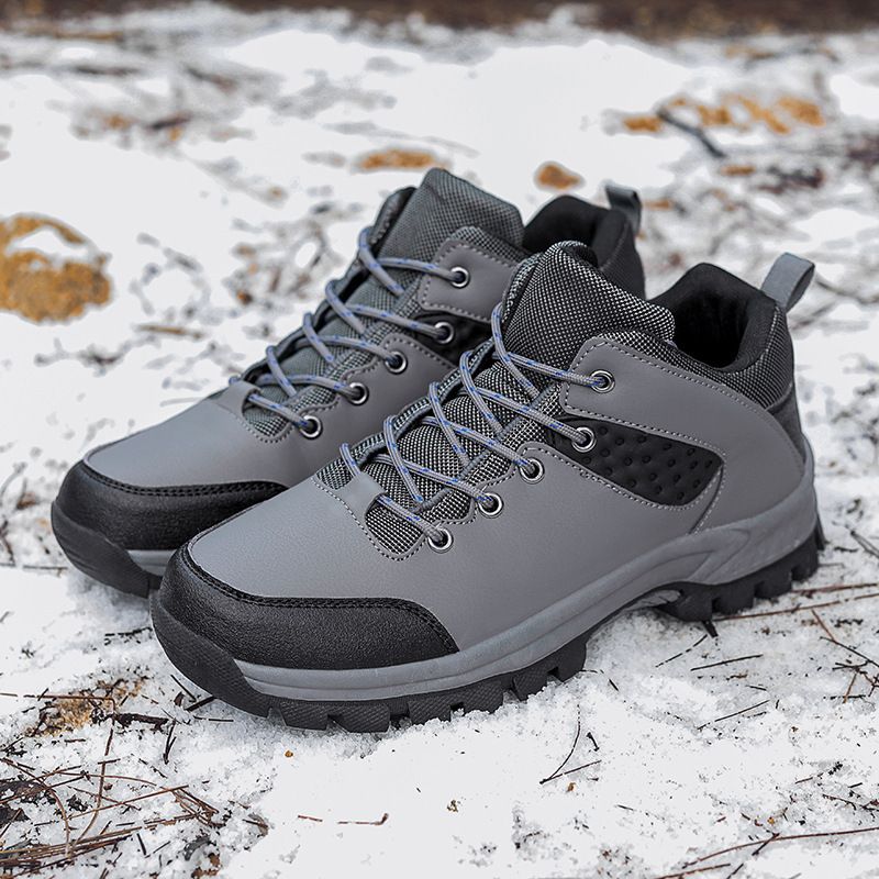 Spring New Large Outdoor High Top Soft, Comfortable, Simple, Versatile Men's Mountaineering Shoes_voghion.com