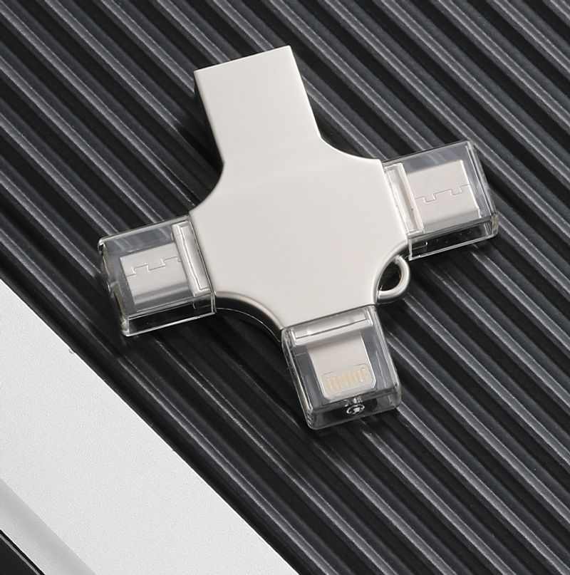 Cross Apple Phone USB Drive Computer Four In One USB Drive, Suitable For Apple Android Computer Type-CUSB3.0_voghion.com