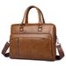 Men's Business Handbag Horizontal Men's Bag Shoulder Bag Messenger Bag High End Large Capacity Commuter Briefcase_voghion.com