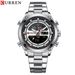 Men's Digital Sports Watch With Large Round Dial, Water Resistant, Alarm, Calendar, Week Display - Casual Quartz Wristwatch_voghion.com