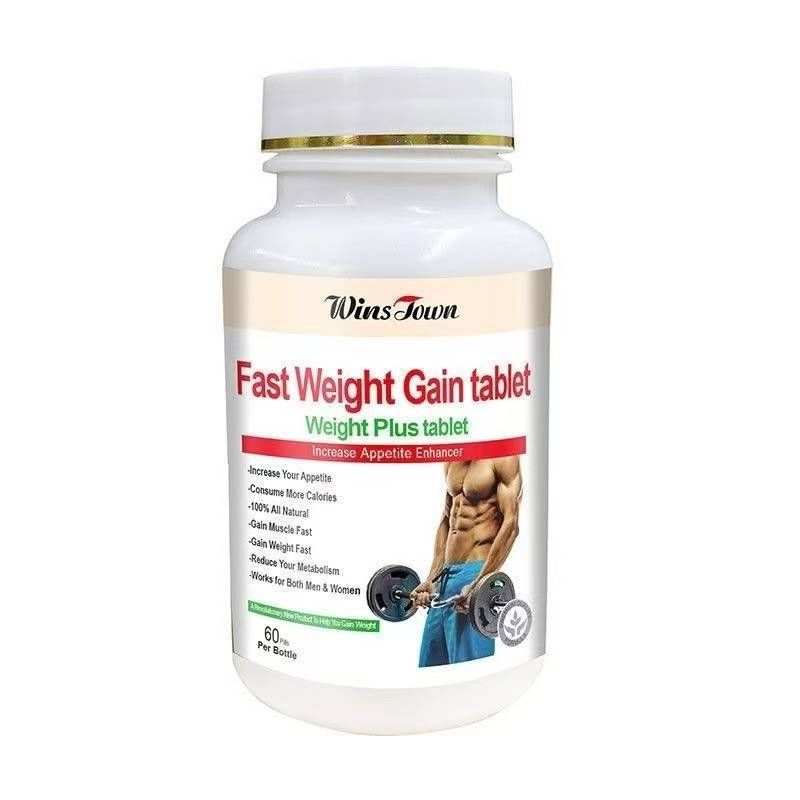 Nopea painonnousutabletti Weight Plus lisää ruokahalua Kaikki luonnolliset tabletit_voghion.com