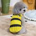 Spring Thin Teddy Bichon Pet Clothes Cat Small Dog Summer Leashable Bee Vest_voghion.com
