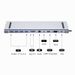 para Macbook Docking Station 11 em 1 HUB Adaptador Tipo-c para VGA USB3.0 4KHD 100WPD 100Mbps Rj45 Áudio para Matebook Laptop Splitter_voghion.com