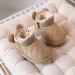 Stivali da neve invernali caldi e antiscivolo per bambini e bambine, con velcro, Happysteps, scarpe con cartoni animati e conigli, taglie da 1 a 6 anni_voghion.com
