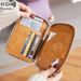 RFID Blocking Passport Holder With Zipper – Slim & Waterproof Travel Wallet For Credit Cards, IDs, And Tickets – Minimalist PU Leather Design_voghion.com