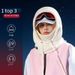 Golovejoy Fleece-Skimaske für den Winter – Winddichter Halswärmer und Gesichtsschutz für Snowboarden, Radfahren, Outdoor-Sport (DMZ96)_voghion.com