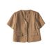 Xinge Linen Old Money Relaxation Set Women's Summer Casual Loose Short Sleeve Jacket Show Thin Skirt_voghion.com