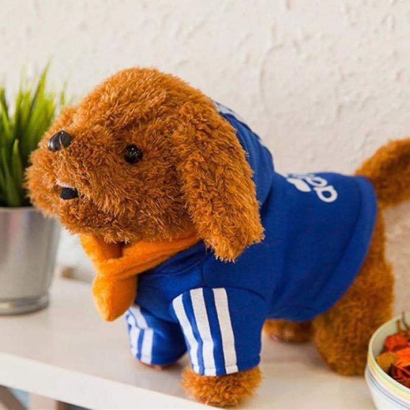 El juguete para niños puede caminar, ladrar, cantar, máquina de simulación de perro eléctrico de peluche de peluche_voghion.com