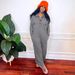 Oversized Denim Jumpsuit – Wide Leg Casual Romper With Lapel Collar, Streetwear One-Piece Outfit_voghion.com