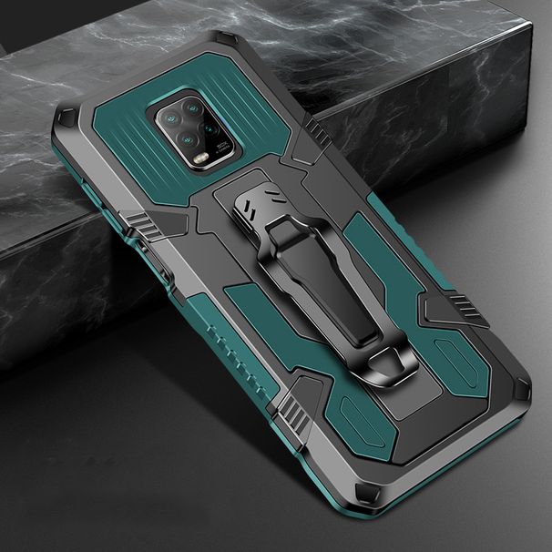 Für Xiaomi Redmi Note 9 Pro Cases Stoßfester Rüstungsständer Cover Xiaomi Redmi Note 9S Note9 9Pro Robuster Hybrid-Gürtelclip C_voghion.com