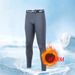 Men's Fleece-Lined Compression Workout Pants - High Elasticity, Quick-Dry, Thermal Training & Basketball Leggings For Gym & Outdoor Sports_voghion.com