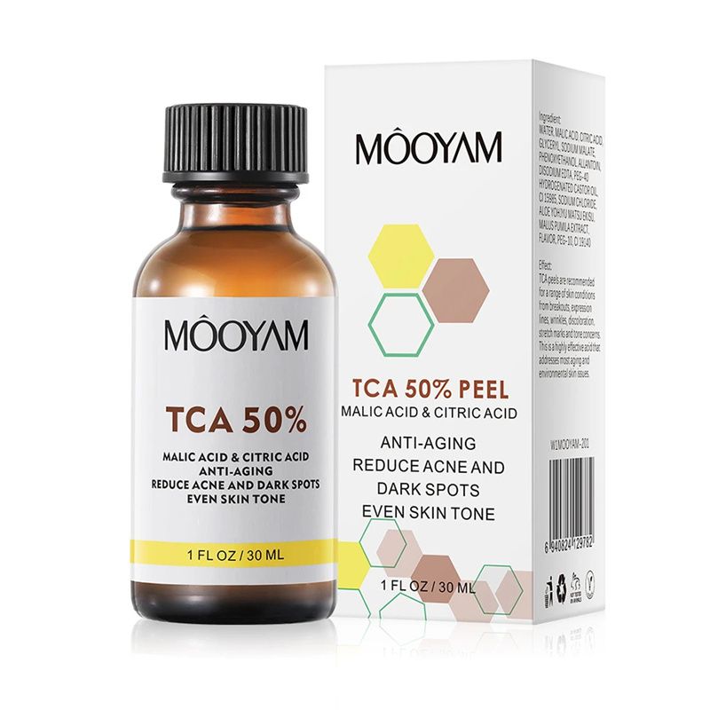 Hochwertiges TCA 50 % chemisches Peeling, TCA-Peeling, saure Haut, Superforce Peel, Pigmentierung, Aufhellung, Melanin, Akne-Behandlung, Entfernung von Narben_voghion.com