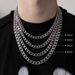 Titanium Cuban Stainless Steel NK Thick Necklace Trendy Unisex Hip Hop Accessories Plain Chain Without Pendant_voghion.com