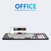 Silent Button Film Office Keyboard Exquisite Ergonomic Design Suitable For Laptop Mac PC_voghion.com