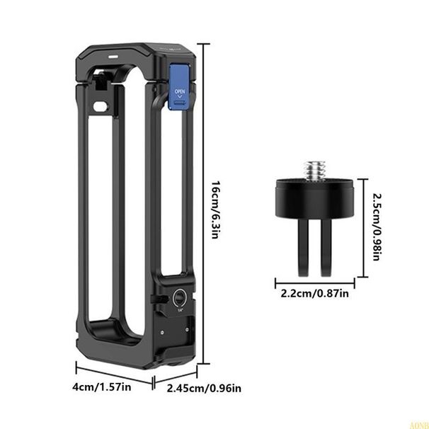 0nb Protective Cage With 1/4-20 Threaded Hole Compatible For 360 Camera_voghion.com