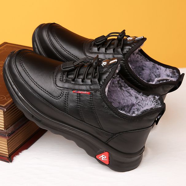 Winter Old Beijing Men, Made Of All Cotton Plush, Thickened Warmth Anti Slip, Suitable Middle-aged Elderly People In_voghion.com