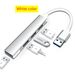 Powered USB Hub USB3.0 High-speed Transmission 4-port Hub Splitter 1 To 4 USB2.0 Hub Multi-port For Notebook Desktop_voghion.com