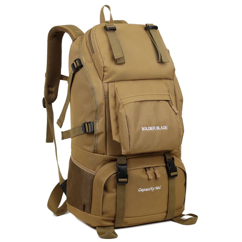 New Large Capacity Outdoor Hiking Bag 50L Trekking Camping Travel Backpack Water-Resistant Unisex Casual_voghion.com
