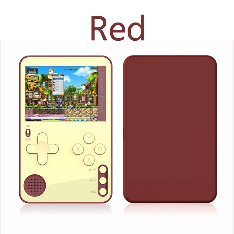 3 COLORS Super Ultra Thin K10 Retro Video Game Console Built-in 500 Classic Games Portable Mini Handhled Game Player Game Boy_voghion.com